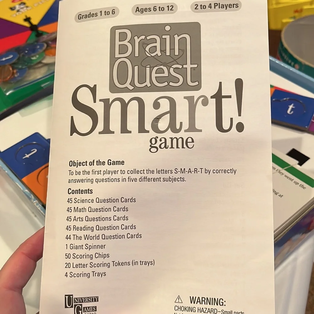 University Games box dinged